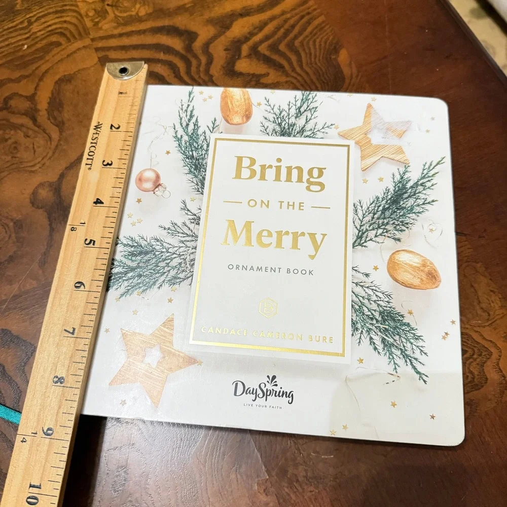 DaySpring Candace Cameron Bure Bring On The Merry Ornament Book Christmas 2021